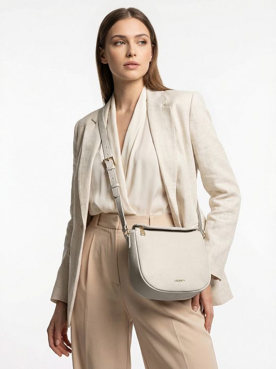 Lazarotti Bologna Leather Crossbody taška přes rameno kůže 25 cm