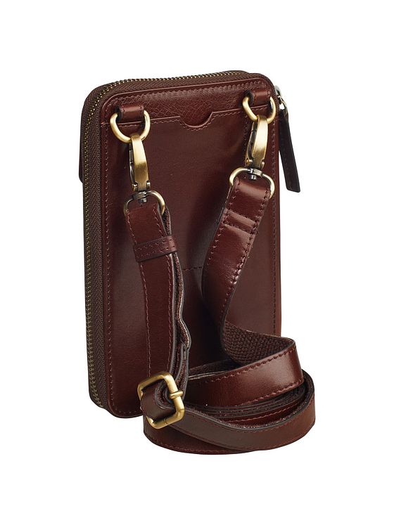 Leonhard Heyden Cambridge mobiltelefontaske i læder 11 cm