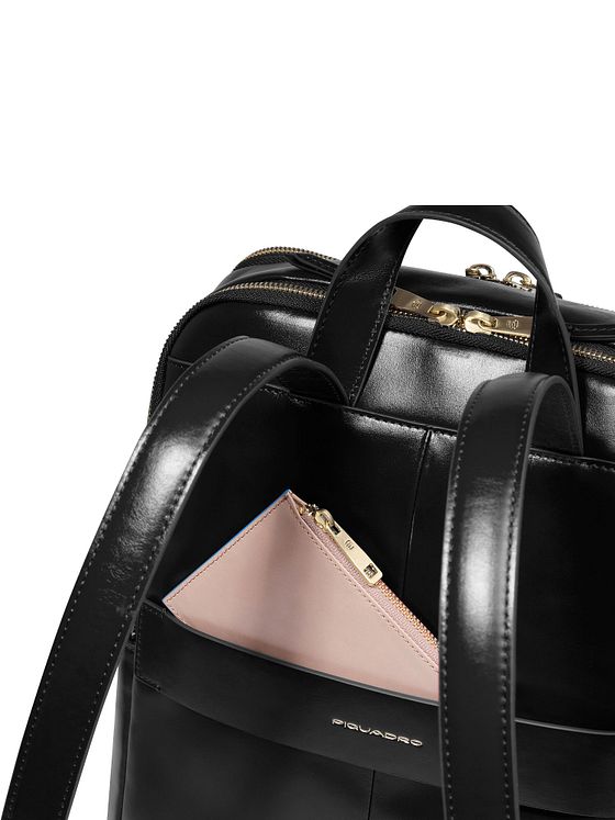 Piquadro Blue Square Daypack RFID-beskyttelse Læder 37 cm Laptoprum