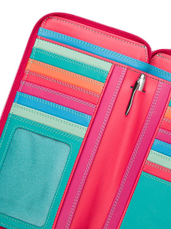 Mywalit Medium Tri-fold pung i læder 14 cm