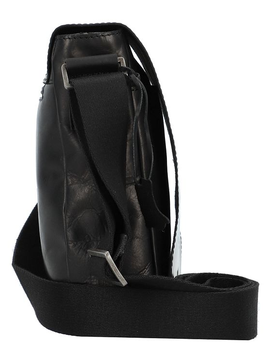 Greenburry Pure Black Skuldertaske Læder 26 cm
