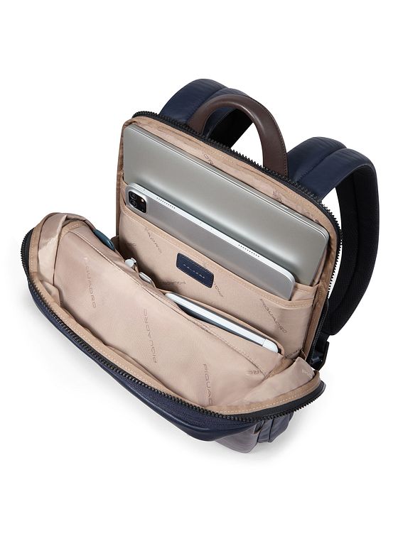 Piquadro Harper Daypack Læder 38 cm Laptoprum Piquadro Harper Daypack Læder 38 cm Laptoprum