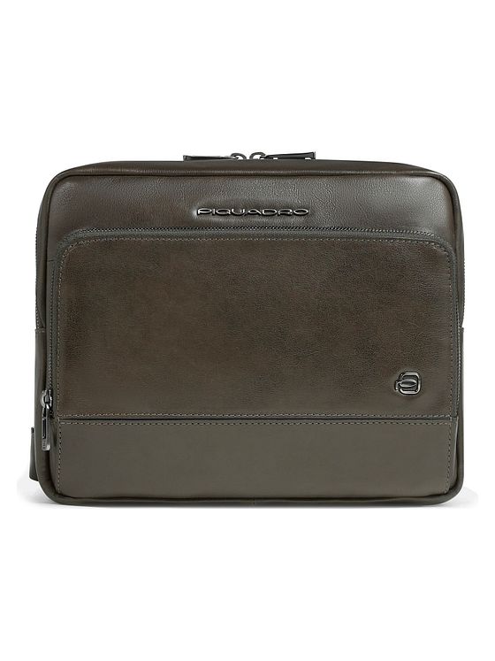 Piquadro Philip Skuldertaske Læder 27 cm