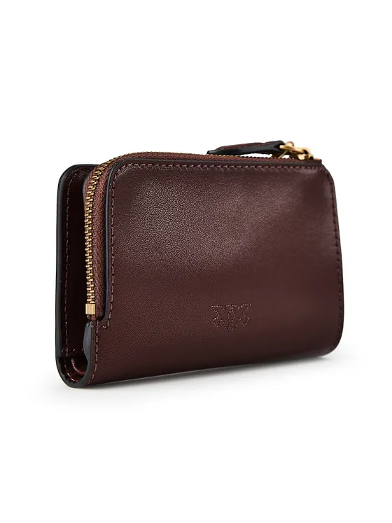 PINKO Love Wallet Cartera Piel natural 12 cm PINKO Love Wallet Cartera Piel natural 12 cm