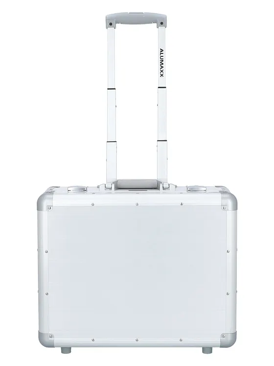 Alumaxx Trolley ejecutivo de aluminio con 2 ruedas y compartimento para portátil de 37 cm Alumaxx Trolley ejecutivo de aluminio con 2 ruedas y compartimento para portátil de 37 cm