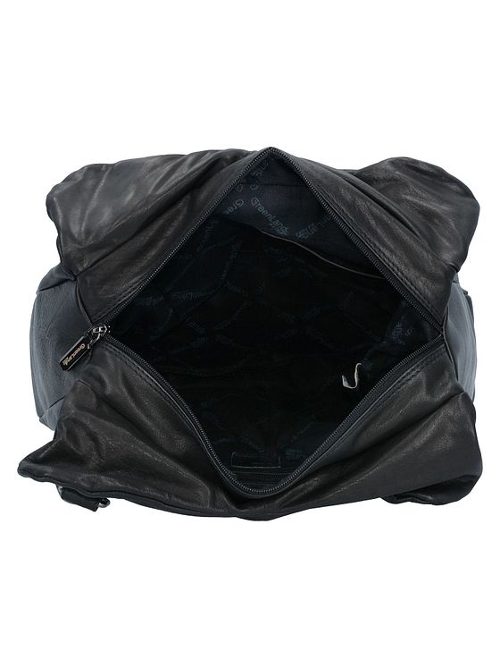 Greenland Nature Sort skuldertaske i nappalæder 38 cm