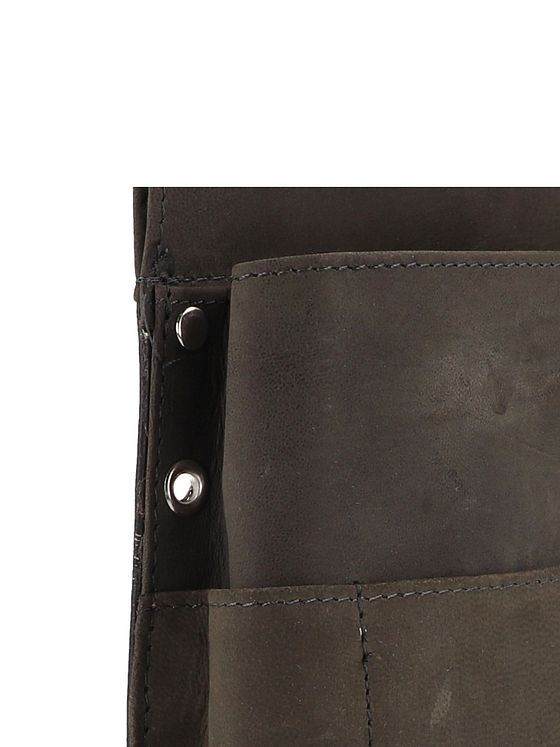 Alassio Bæltetaske i læder 10 cm til tjenerpunge