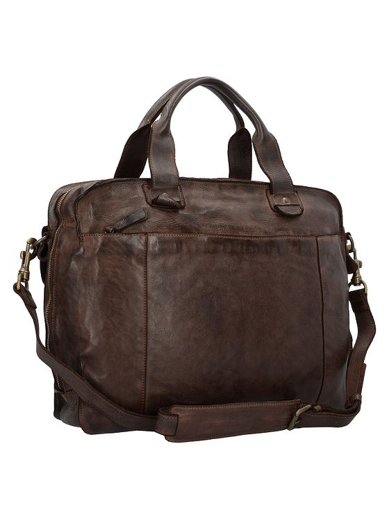 Harold's Sadelmappe i læder 41 cm med rum til bærbar computer