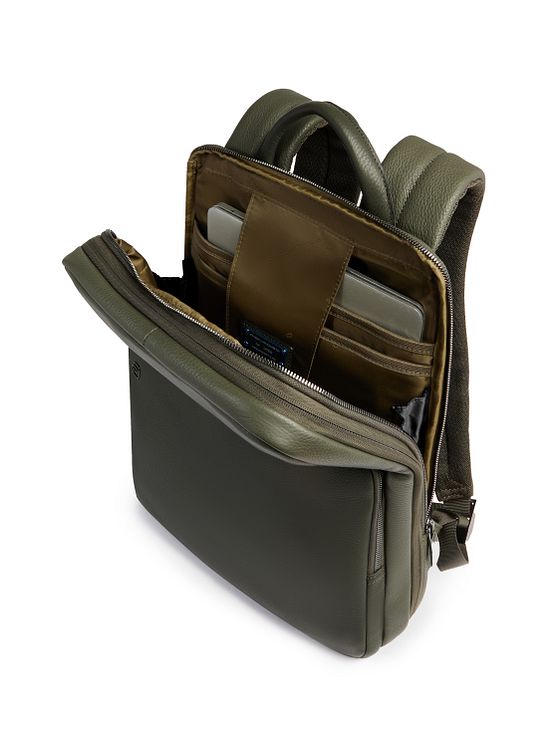 Piquadro Modus Batoh Kůže 37 cm Kapsa na notebook