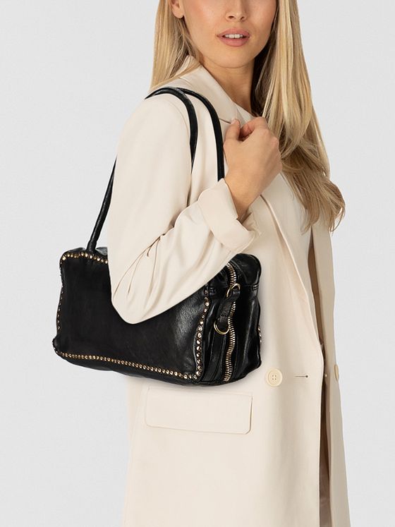 Campomaggi Simona Skuldertaske M Læder 30 cm