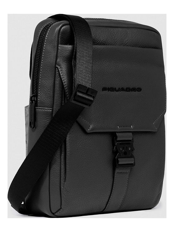 Piquadro Than Skuldertaske RFID-beskyttelse Læder 22 cm