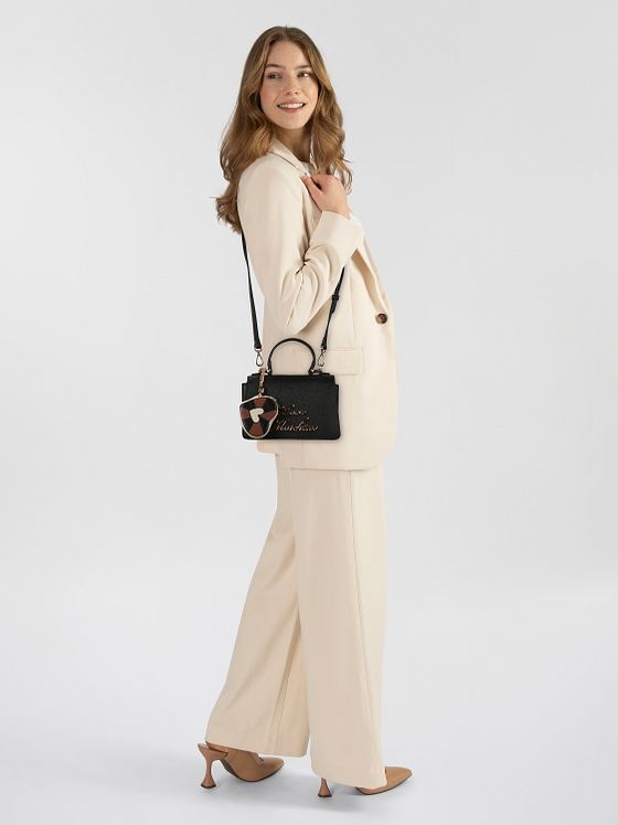 Love Moschino Heart Charm Kabelka Kůže 21 cm