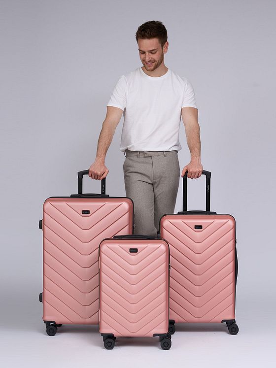 Redolz Essentials 07 3-SET 4 kolečka Sada kufrů 3-dílný