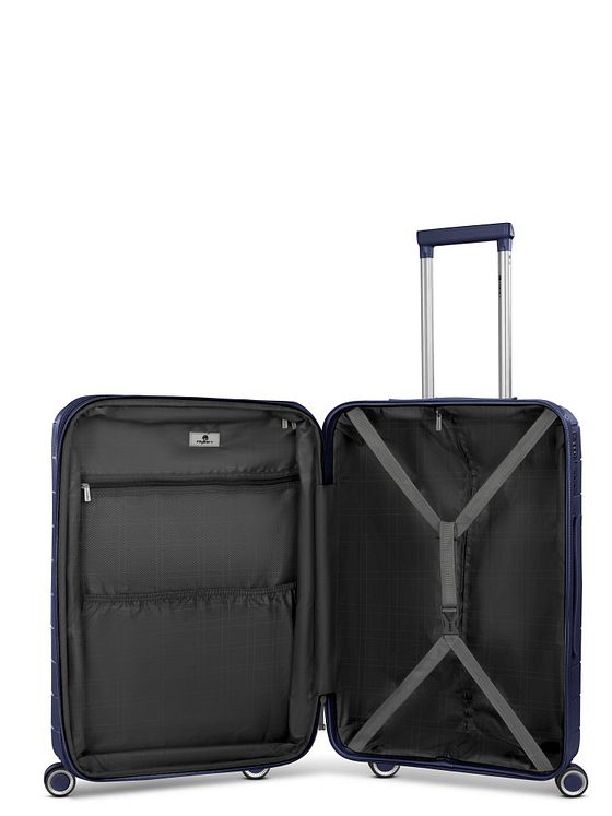 Franky London 4 hjul Trolley M 65 cm med strækfold Franky London 4 hjul Trolley M 65 cm med strækfold