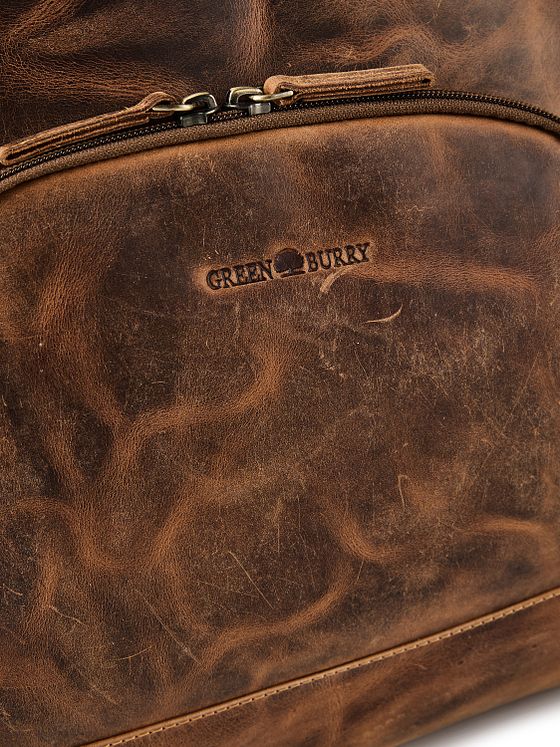 Greenburry Vintage Forretningsrygsæk Læder 36.5 cm Laptoprum
