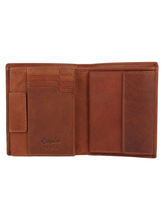 Esquire Dallas Pung RFID-beskyttelse Læder 10.5 cm