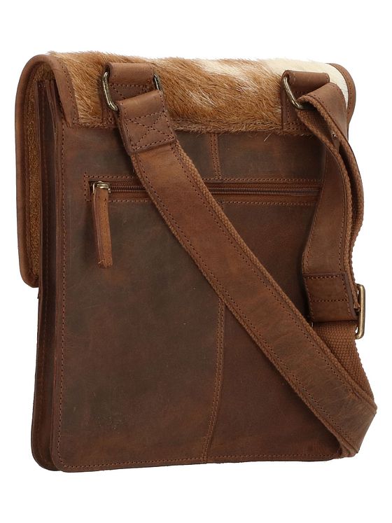 Greenland Nature Natural Combination skuldertaske i læder 26 cm