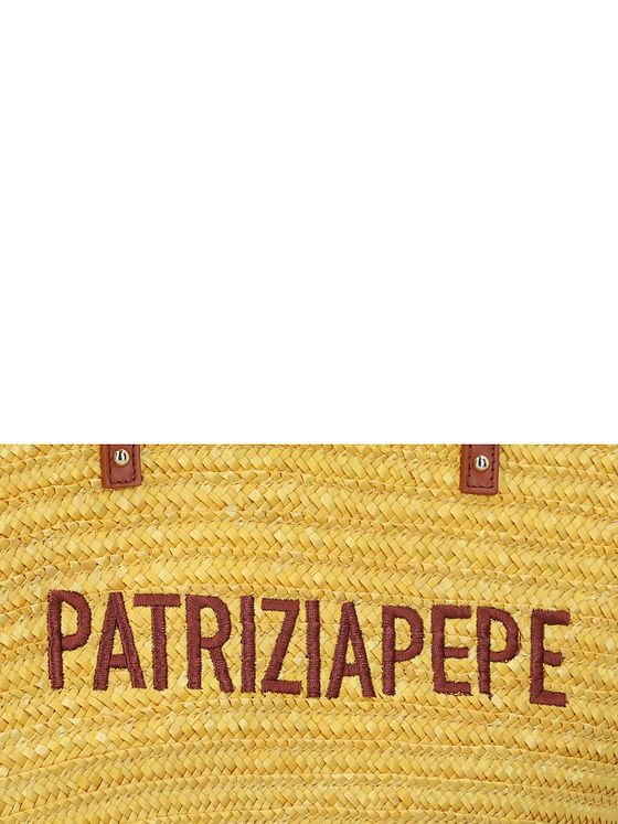 Patrizia Pepe Summer Straw Shopper-taske 51 cm