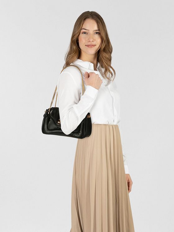 Coccinelle C-Me Fluffy Skuldertaske Læder 21 cm