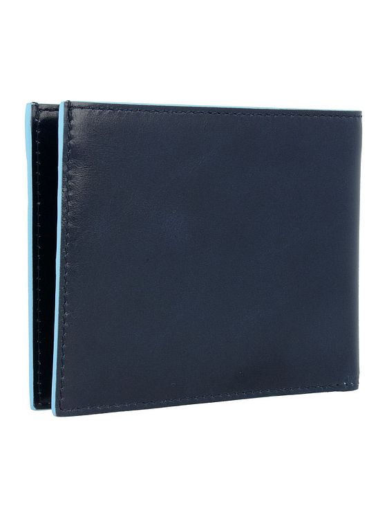 Piquadro Blå firkantet kreditkortholder i læder 12,5 cm Piquadro Blå firkantet kreditkortholder i læder 12,5 cm