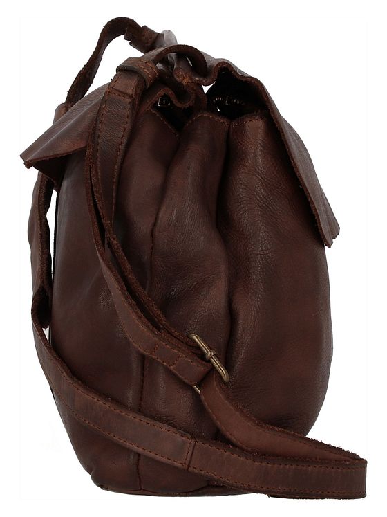 Harold's Submarine skuldertaske i læder 32 cm