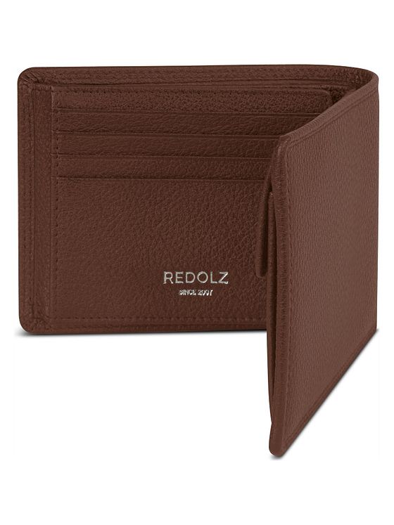 Redolz Leather Essentials QF pung RFID læder 12 cm fold-ud Redolz Leather Essentials QF pung RFID læder 12 cm fold-ud