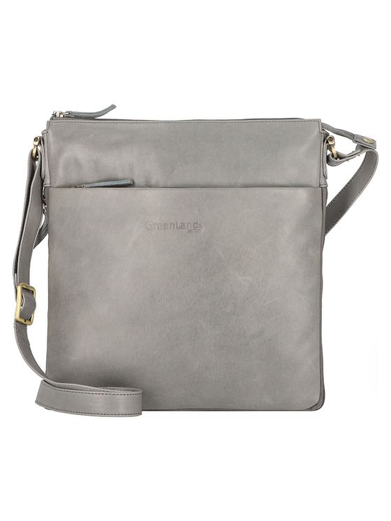 Greenland Nature Nature-skuldertaske i læder 28 cm