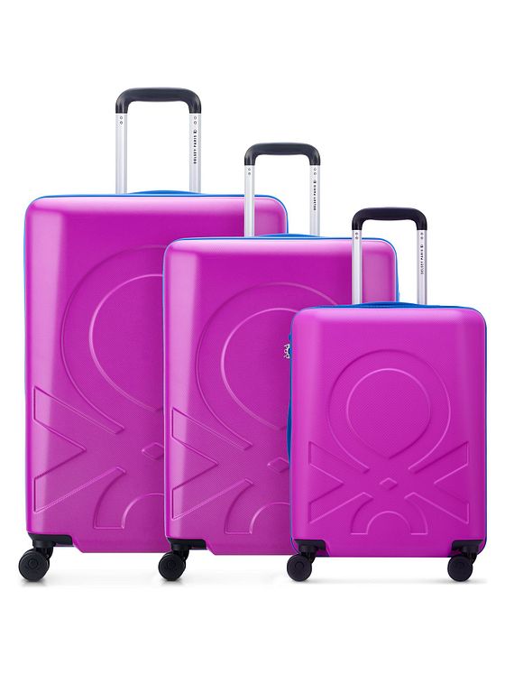 Delsey Paris x United Colors of Benetton Fabrica 4-hjuls kuffertsæt 3 stk.