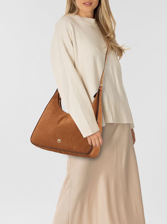 PINKO Miss Pinko Classic Skuldertaske Læder 35 cm