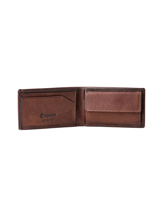 Esquire Chicago Plånbok RFID-skydd Läder 10.5 cm