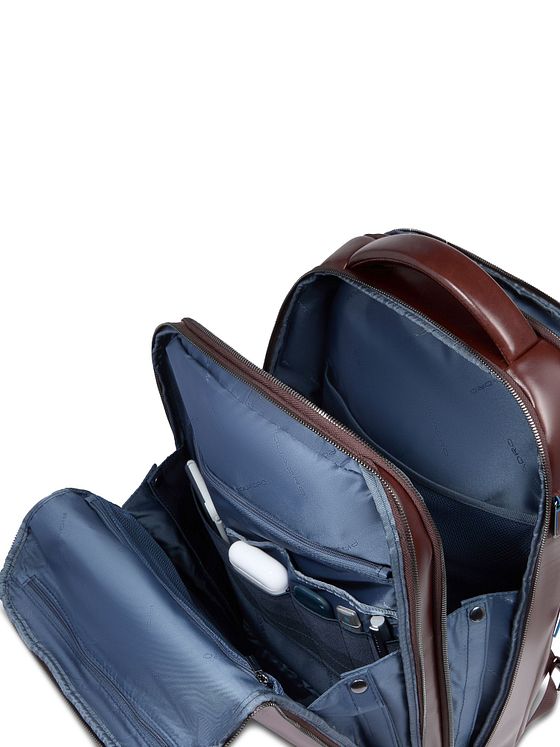 Piquadro Blue Square Batoh Kůže 42 cm Kapsa na notebook