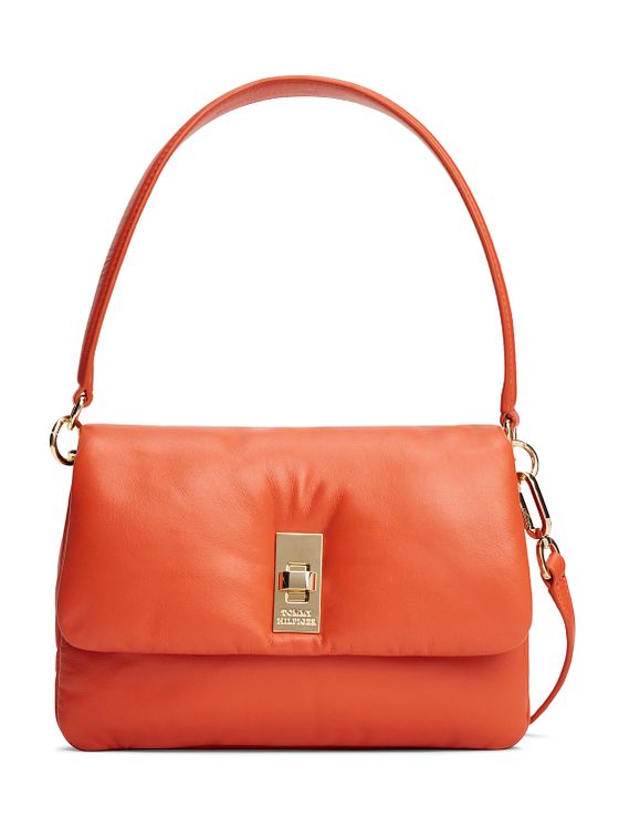 Tommy Hilfiger Soft Leather Skuldertaske Læder 27 cm