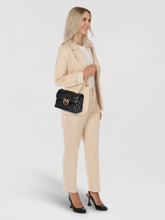 PINKO Love Puff Skuldertaske Læder 30 cm