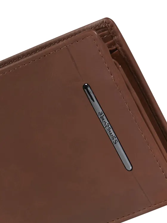Samsonite Eluxe Veg Cartera Bloqueo RFID Piel natural 11 cm