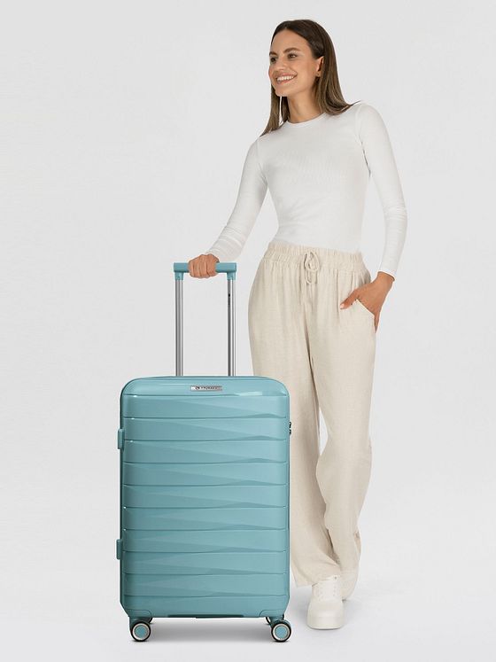 Franky London 4 hjul Trolley M 65 cm med strækfold