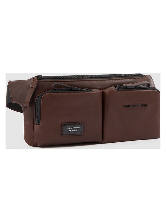 Piquadro Harper Bæltetaske Læder 32 cm Piquadro Harper Bæltetaske Læder 32 cm