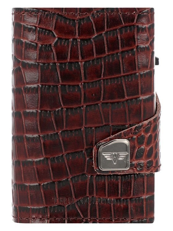 Tru Virtu Click & Slide kreditkortholder pung RFID læder 6,5 cm