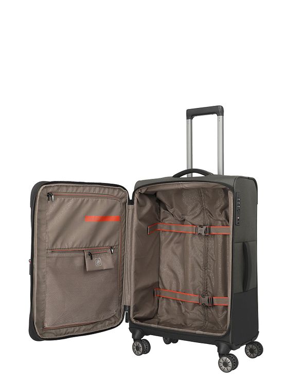 Travelite Crosslite 5.0 4 hjul Trolley M 66 cm med strækfold