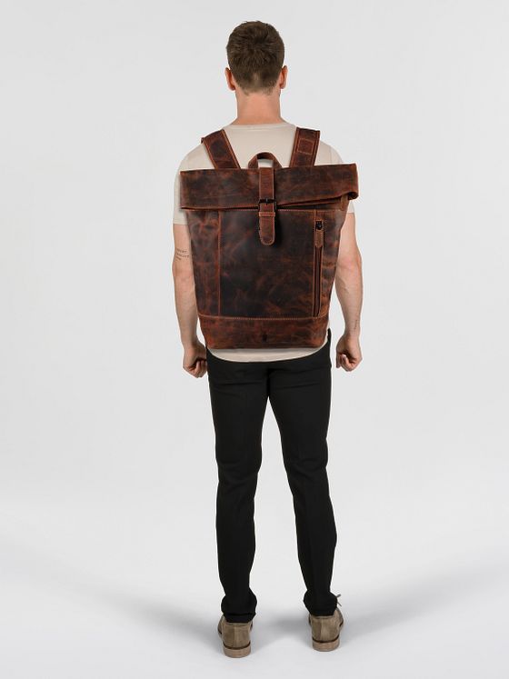 Jack Kinsky Baltimore 15 Forretningsrygsæk Læder 43 cm Laptoprum Jack Kinsky Baltimore 15 Forretningsrygsæk Læder 43 cm Laptoprum