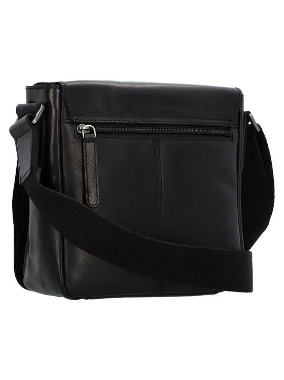 Greenburry Pure Black Skuldertaske Læder 20 cm Greenburry Pure Black Skuldertaske Læder 20 cm