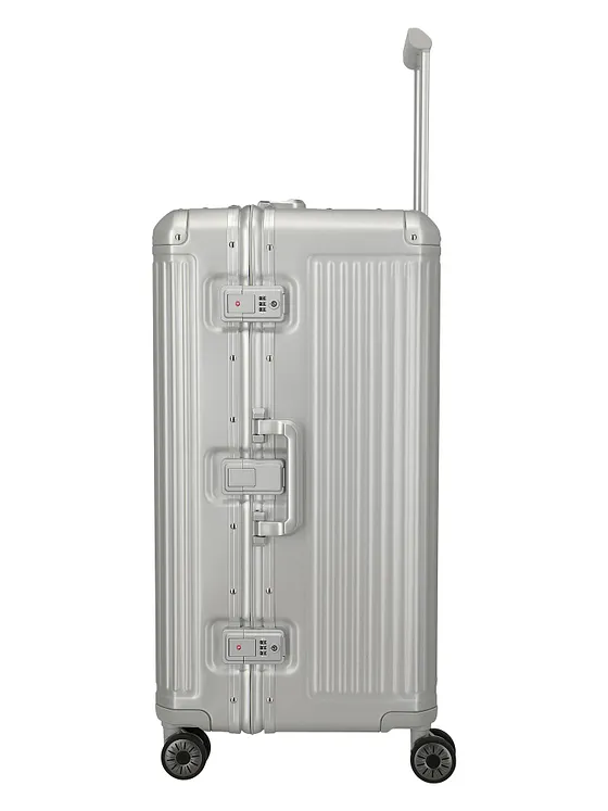 Travelite Next Trunk 4-hjulig resväska i Aluminium, 76 cm Travelite Next Trunk 4-hjulig resväska i Aluminium, 76 cm