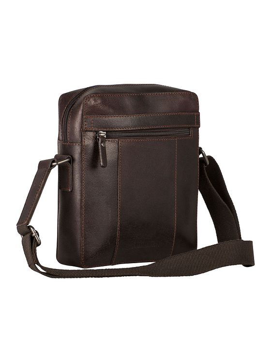 Leonhard Heyden Dakota skuldertaske i læder 23 cm