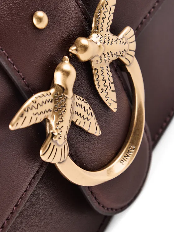 PINKO Love One Crossbody-väska Läder 21 cm PINKO Love One Crossbody-väska Läder 21 cm