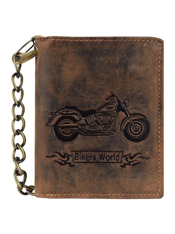 Greenburry Vintage cykelpung i læder 10 cm