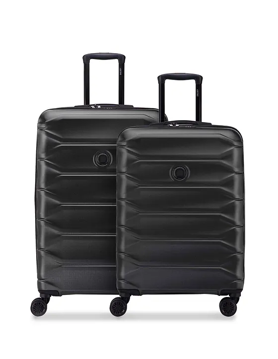 Delsey Paris Meteor 4-pyöräinen matkalaukkusetti M+L, laajennettava taitteella Delsey Paris Meteor 4-pyöräinen matkalaukkusetti M+L, laajennettava taitteella