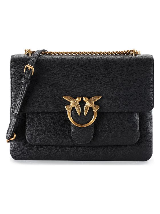 PINKO Love One Skuldertaske Læder 30 cm