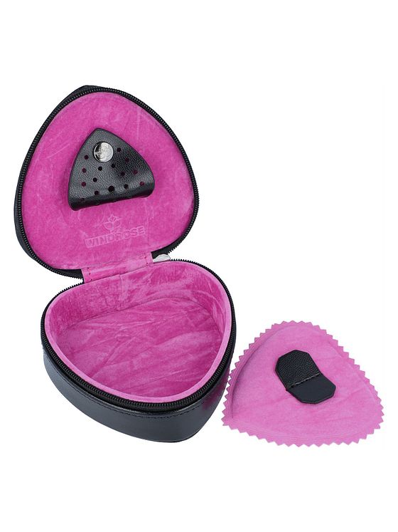 Windrose Merino Moda smykkeæske i læder 9 cm