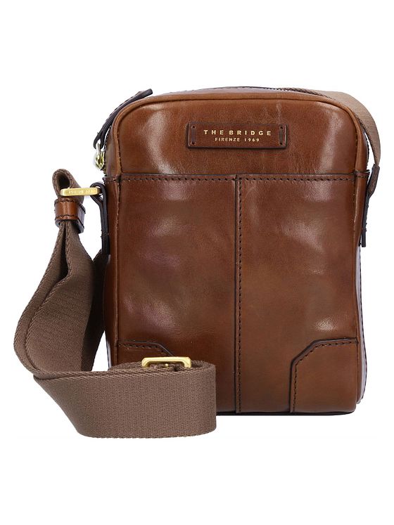 The Bridge Vespucci-skuldertaske i læder 16 cm