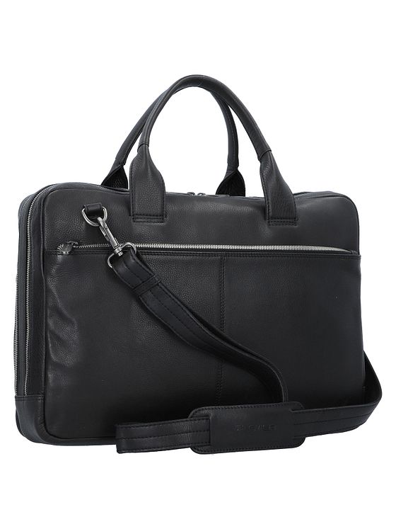 Plevier Vintage Larry Dokumenttaske Læder 40 cm Laptoprum