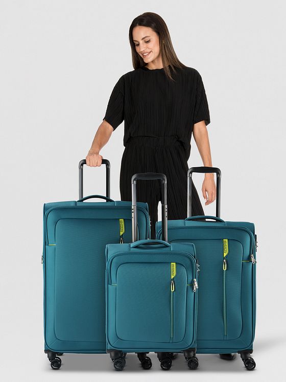 American Tourister Nitestream 4 hjul Kuffert 3-delt med strækfold